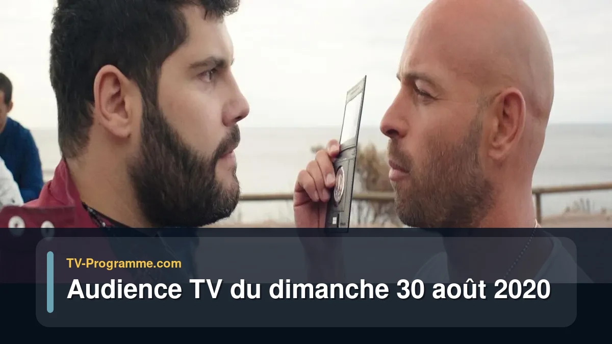 Audiences TV et audimat en prime time du Dimanche 30 août 2020