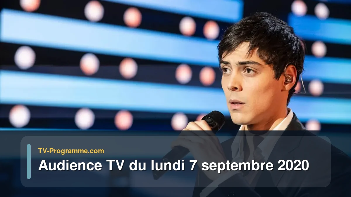 Audiences TV et audimat en prime time du Lundi 7 septembre 2020