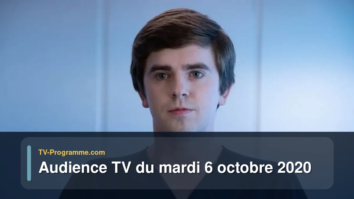 Audiences TV et audimat en prime time du Mardi 6 octobre 2020