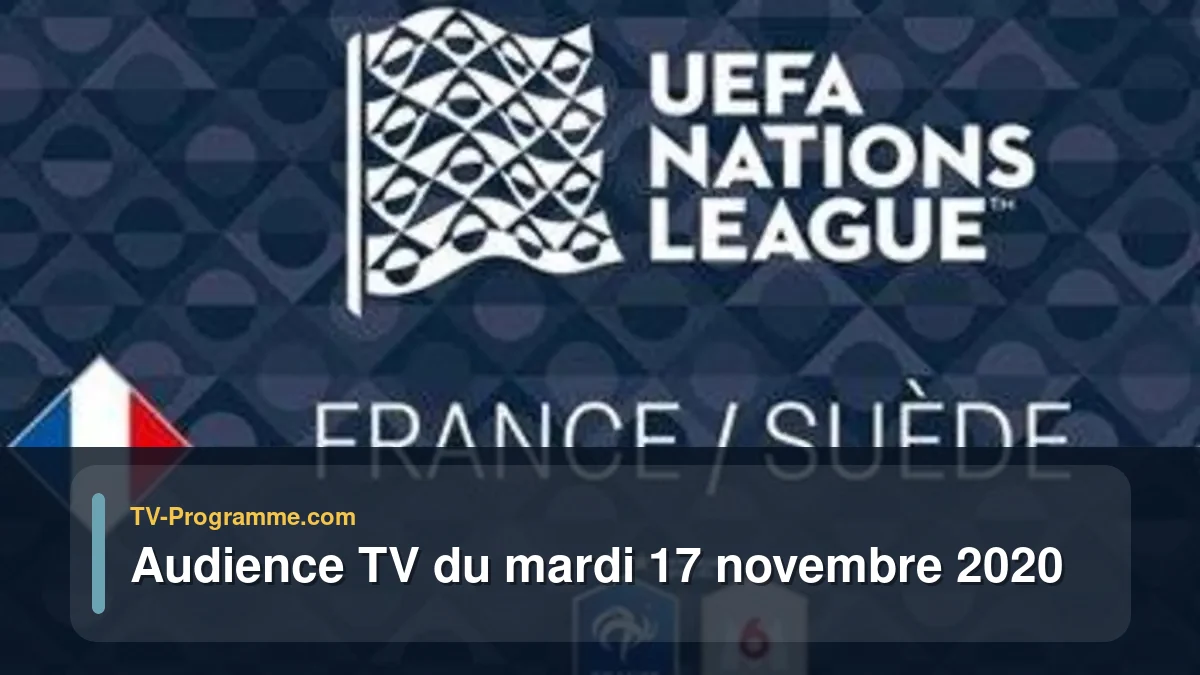 Audiences TV et audimat en prime time du Mardi 17 novembre 2020