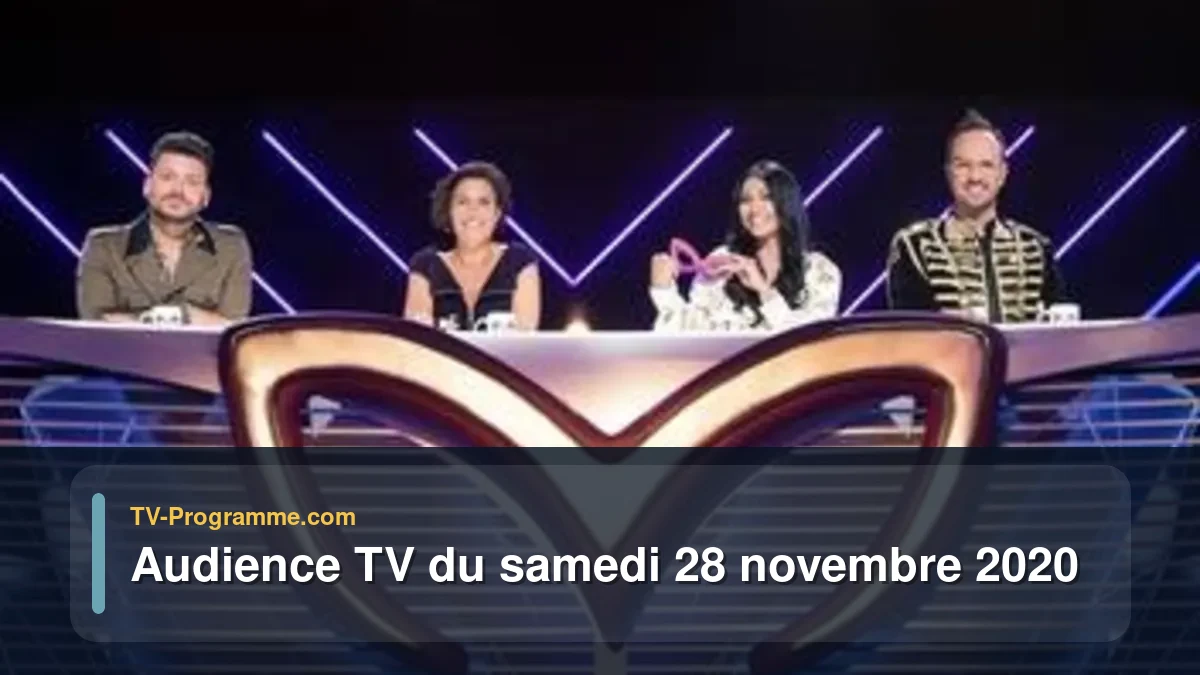 Audiences TV et audimat en prime time du Samedi 28 novembre 2020