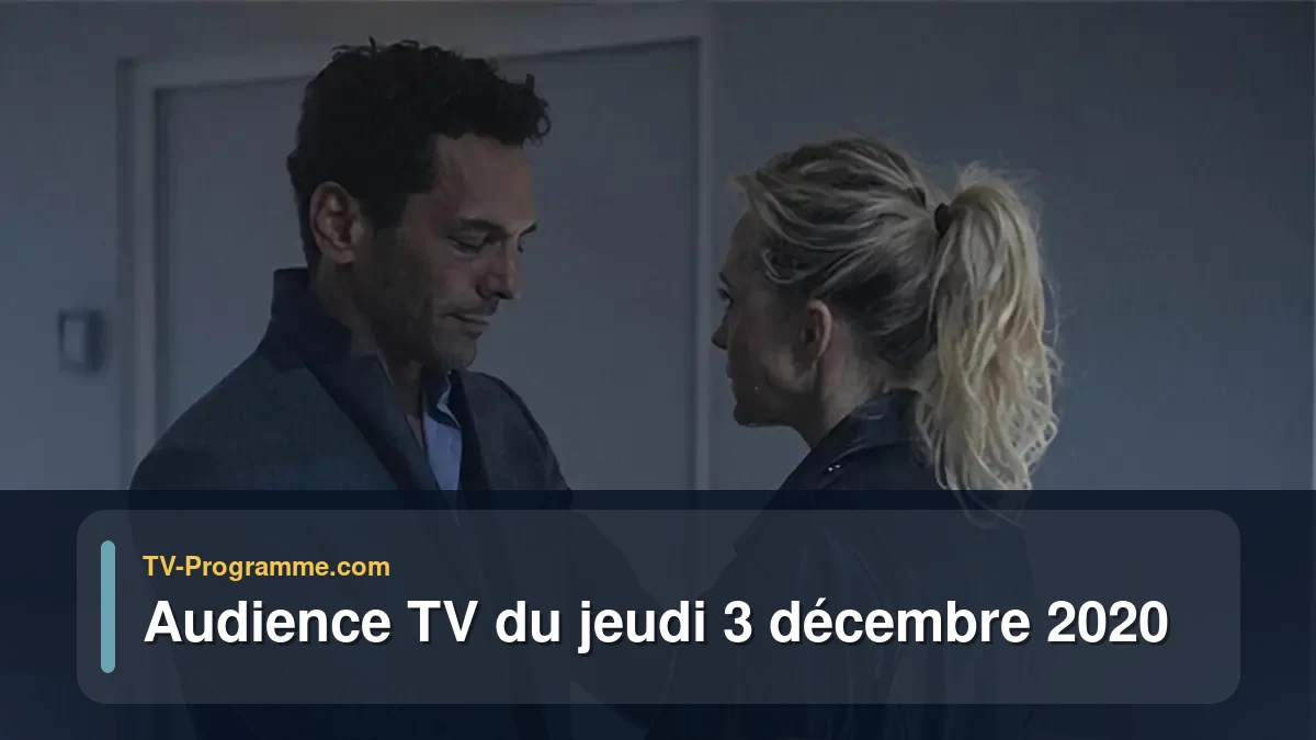 Audiences TV et audimat en prime time du Jeudi 3 décembre 2020