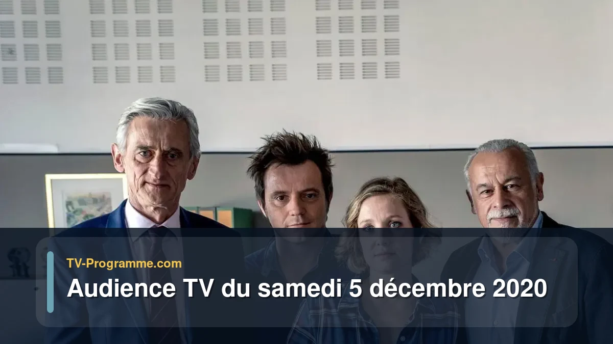 Audiences TV et audimat en prime time du Samedi 5 décembre 2020