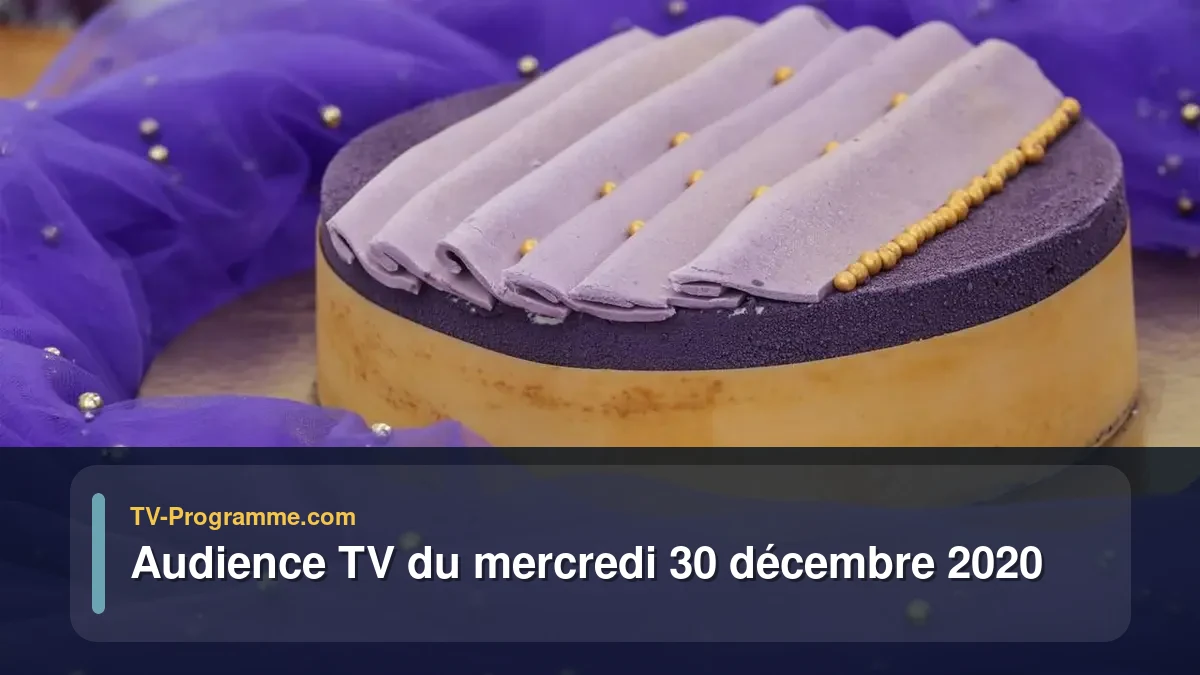 Audiences TV et audimat en prime time du Mercredi 30 décembre 2020