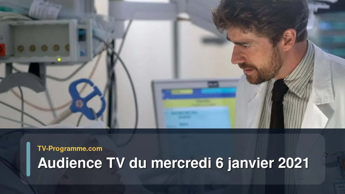 Audiences TV et audimat en prime time du Mercredi 6 janvier 2021