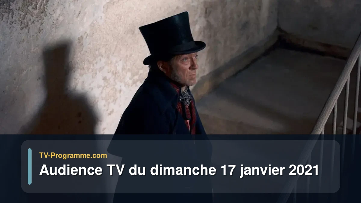 Audiences TV et audimat en prime time du Dimanche 17 janvier 2021