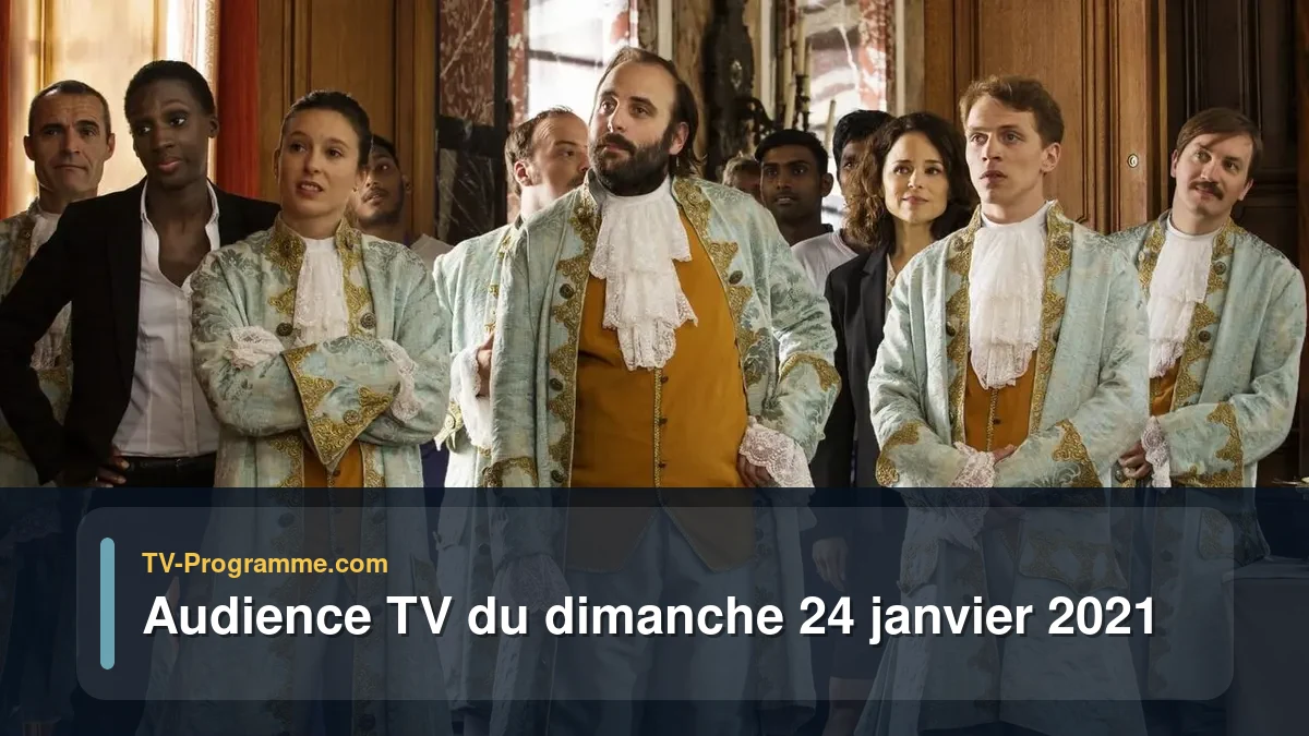 Audiences TV et audimat en prime time du Dimanche 24 janvier 2021