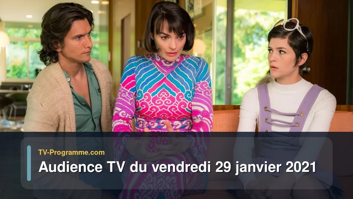 Audiences TV et audimat en prime time du Vendredi 29 janvier 2021