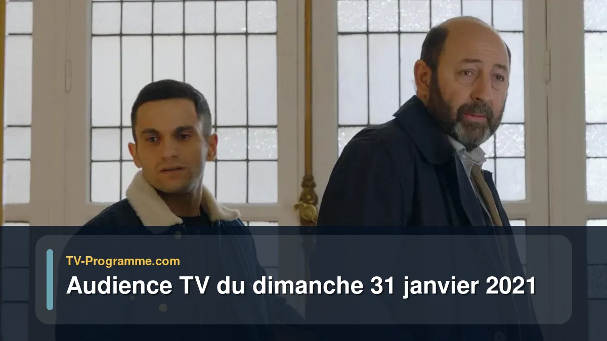 Audiences TV et audimat en prime time du Dimanche 31 janvier 2021