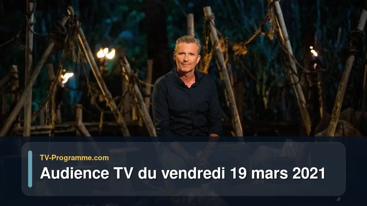 Audiences TV et audimat en prime time du Vendredi 19 mars 2021