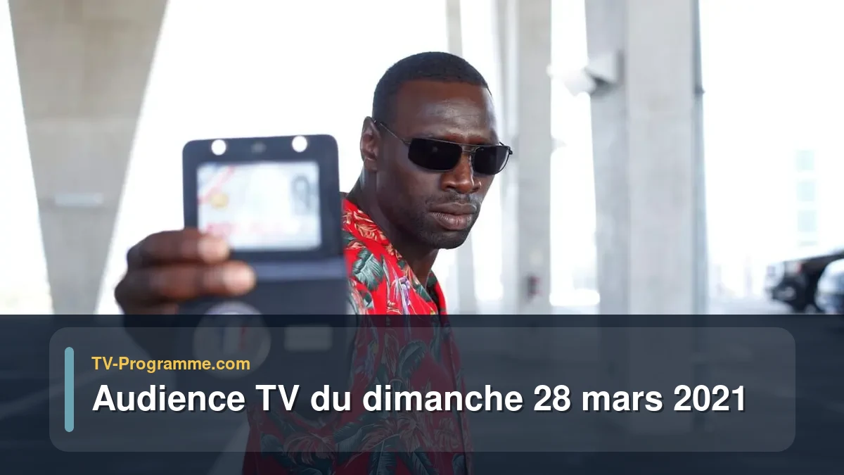 Audiences TV et audimat en prime time du Dimanche 28 mars 2021