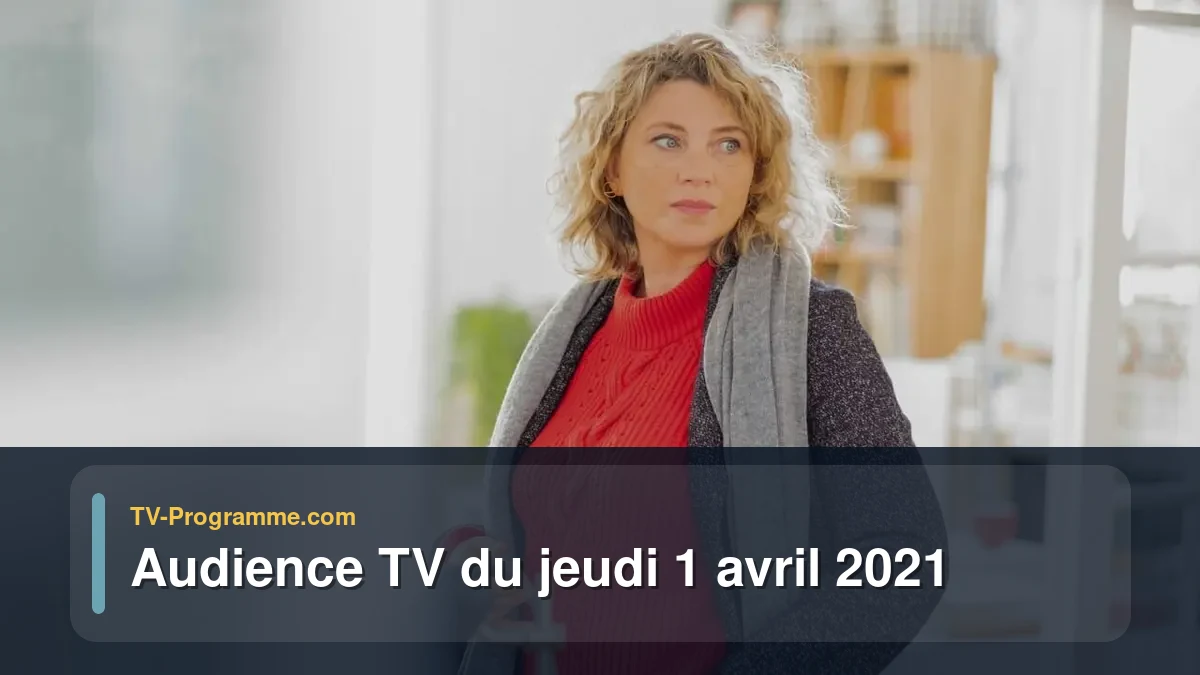 Audiences TV et audimat en prime time du Jeudi 1 avril 2021