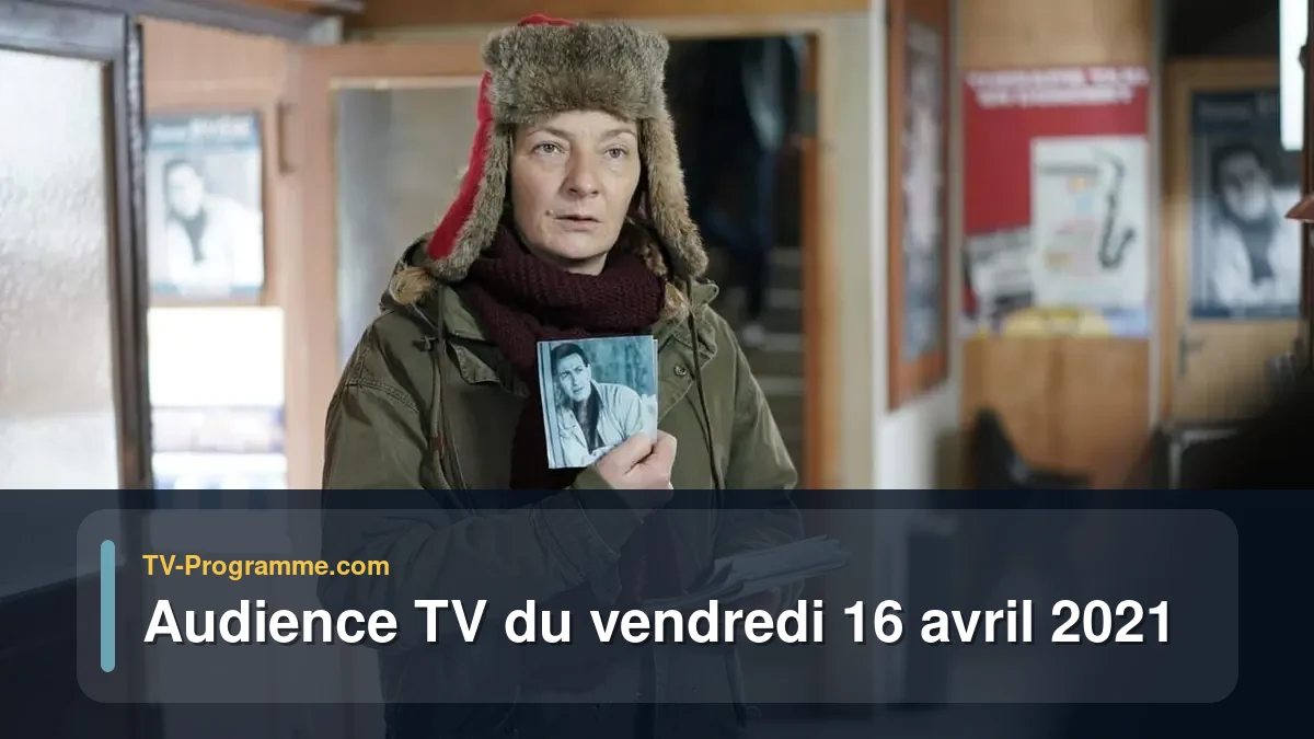 Audiences TV et audimat en prime time du Vendredi 16 avril 2021
