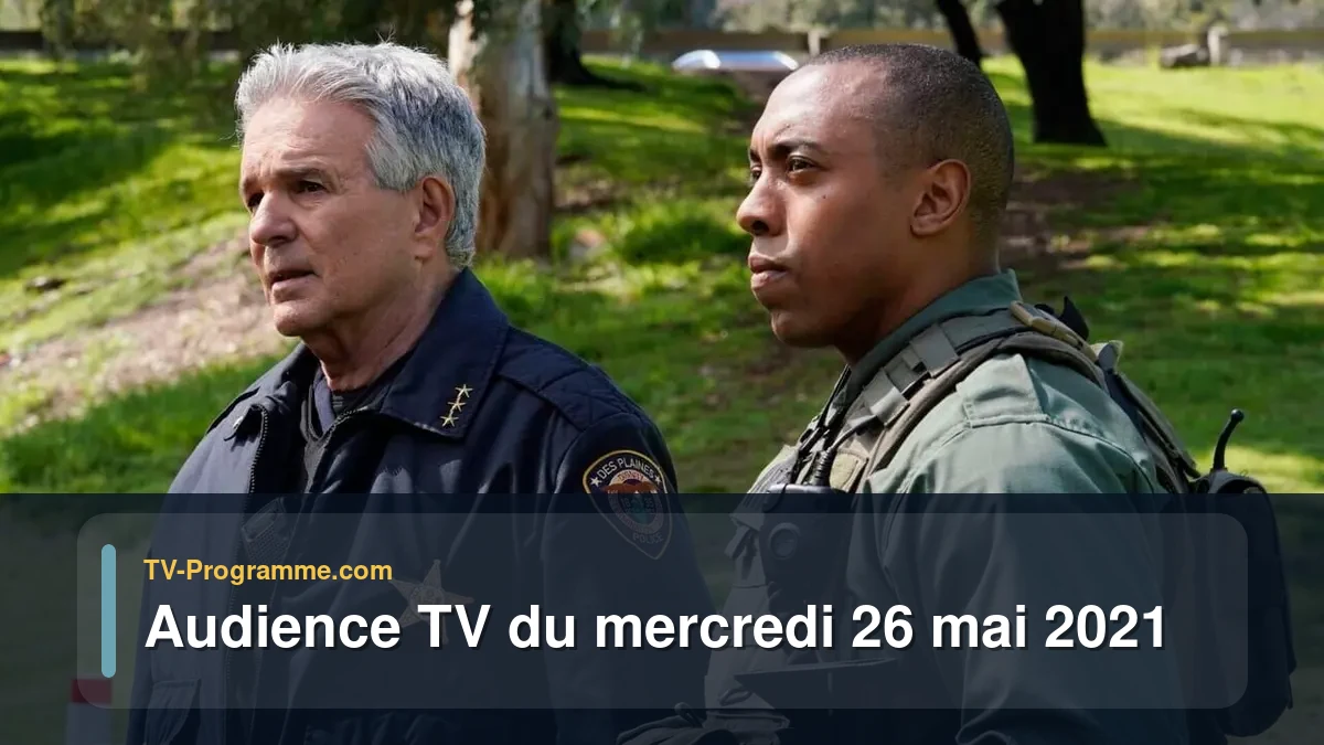 Audiences TV et audimat en prime time du Mercredi 26 mai 2021