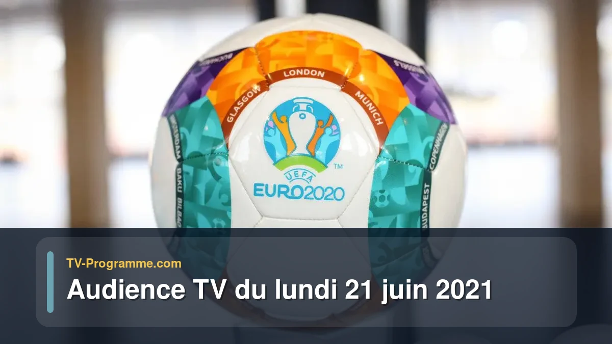 Audiences TV et audimat en prime time du Lundi 21 juin 2021