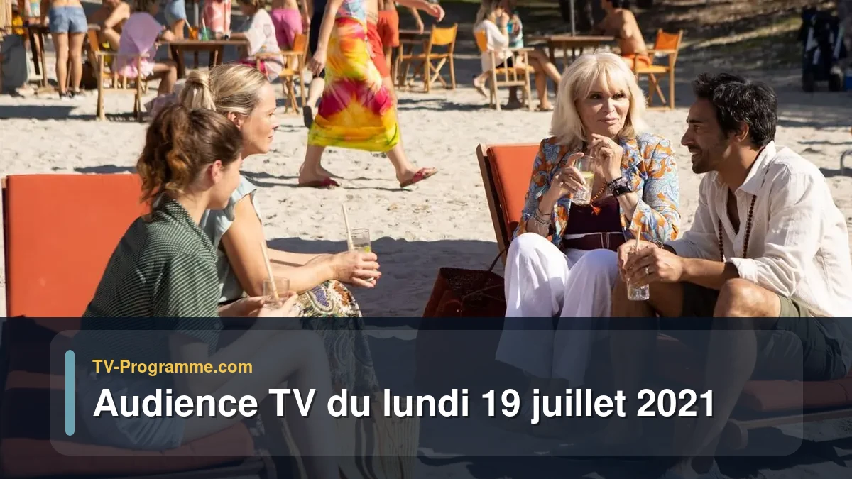 Audiences TV et audimat en prime time du Lundi 19 juillet 2021