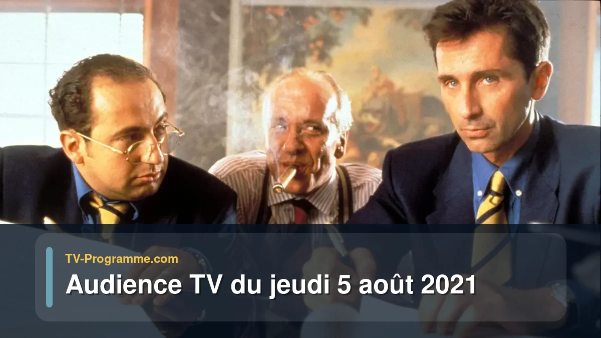Audiences TV et audimat en prime time du Jeudi 5 août 2021