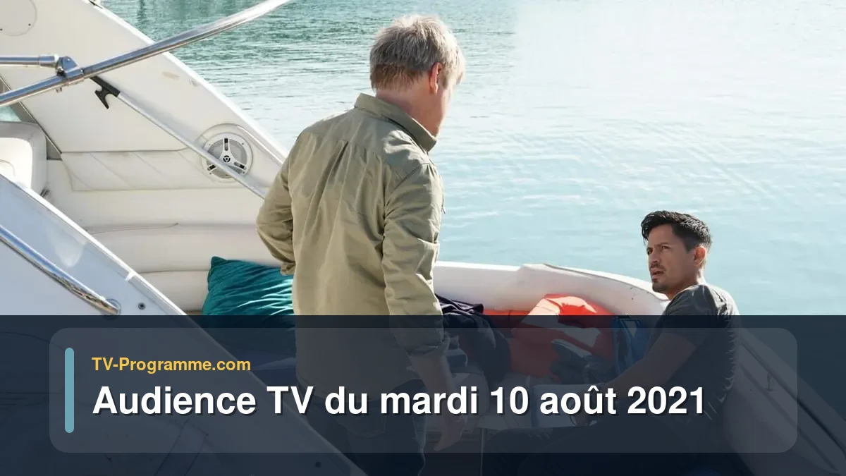 Audiences TV et audimat en prime time du Mardi 10 août 2021