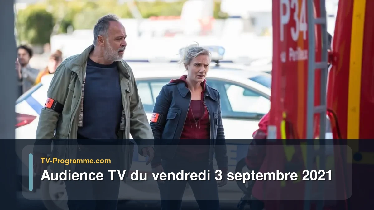 Audiences TV et audimat en prime time du Vendredi 3 septembre 2021