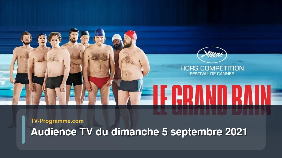 Audiences TV et audimat en prime time du Dimanche 5 septembre 2021