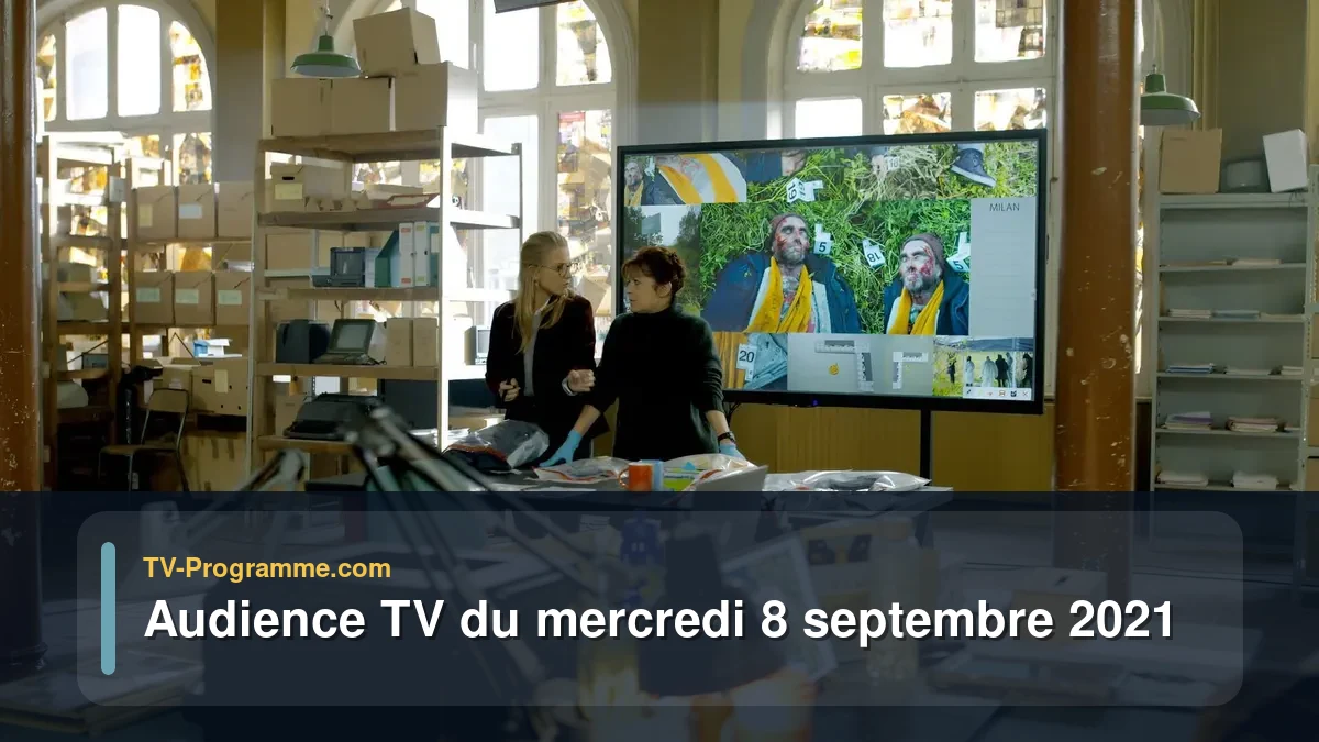 Audiences TV et audimat en prime time du Mercredi 8 septembre 2021