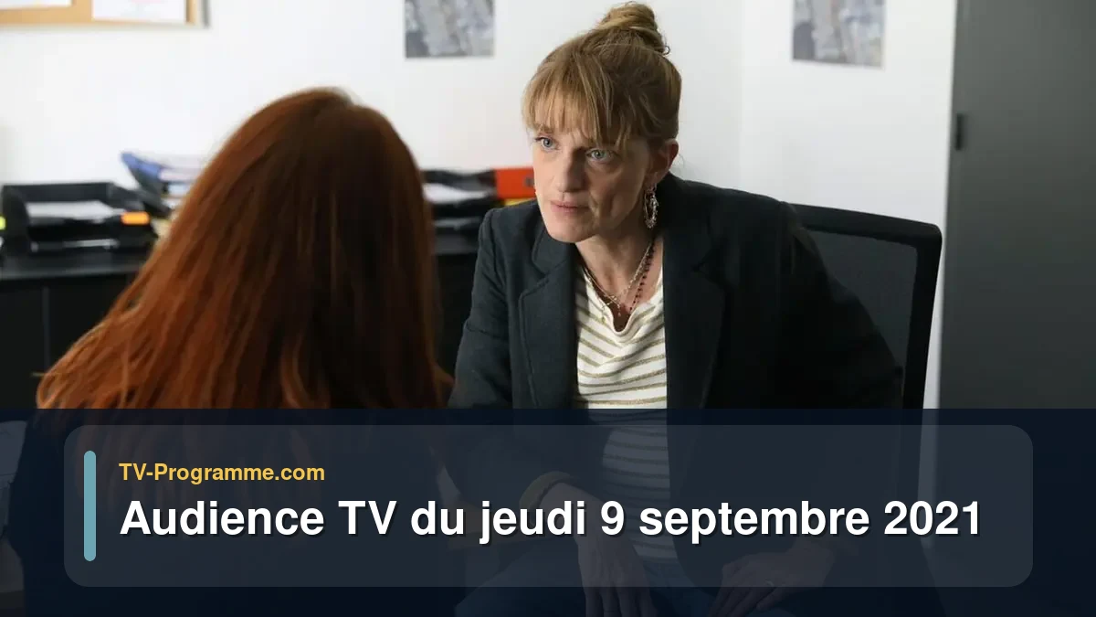 Audiences TV et audimat en prime time du Jeudi 9 septembre 2021