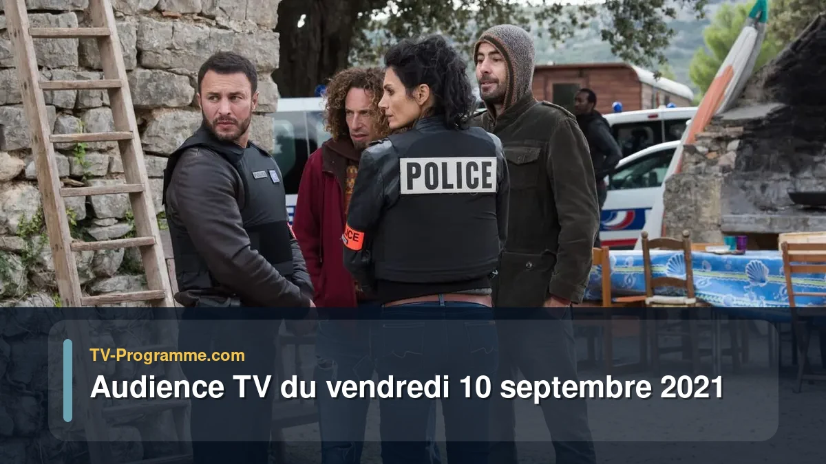 Audiences TV et audimat en prime time du Vendredi 10 septembre 2021
