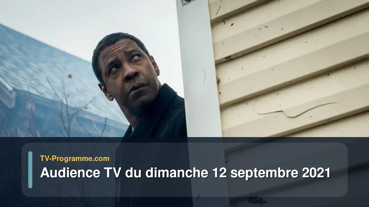 Audiences TV et audimat en prime time du Dimanche 12 septembre 2021