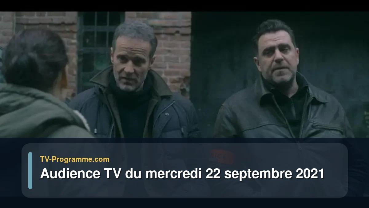 Audiences TV et audimat en prime time du Mercredi 22 septembre 2021
