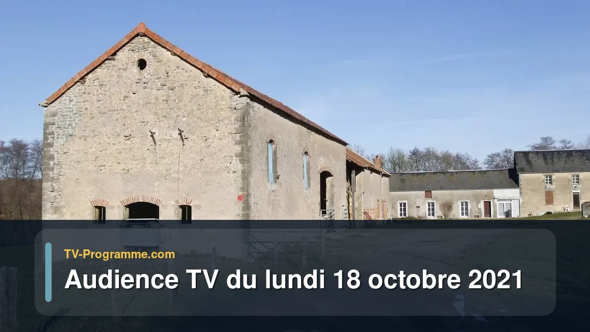 Audiences TV et audimat en prime time du Lundi 18 octobre 2021