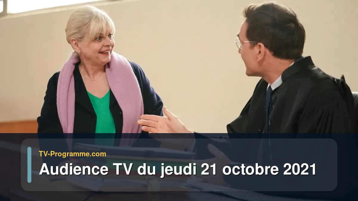 Audiences TV et audimat en prime time du Jeudi 21 octobre 2021