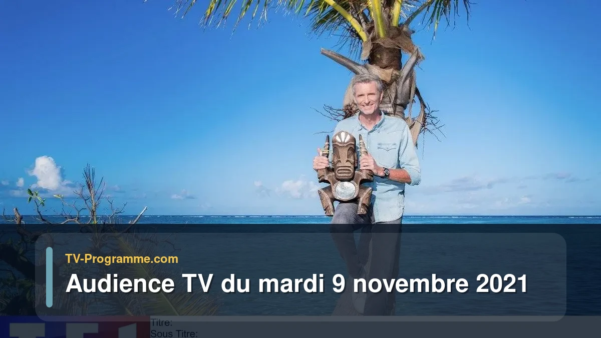 Audiences TV et audimat en prime time du Mardi 9 novembre 2021