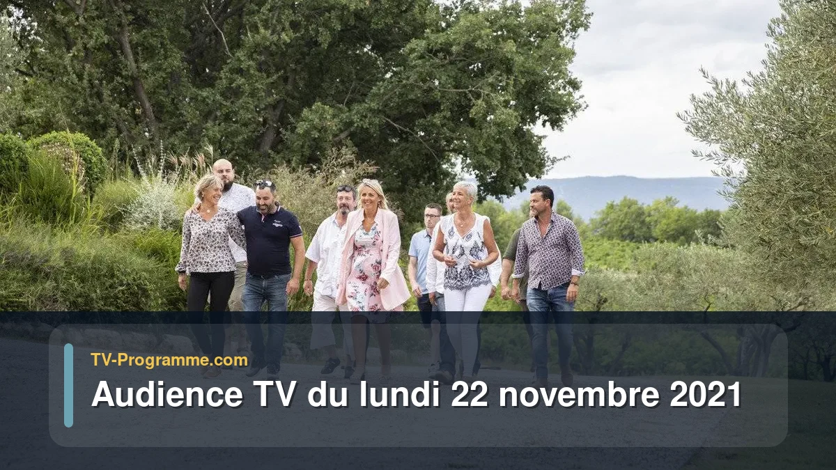Audiences TV et audimat en prime time du Lundi 22 novembre 2021