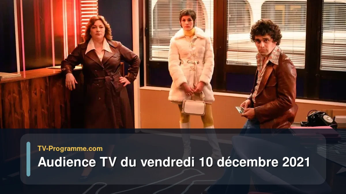 Audiences TV et audimat en prime time du Vendredi 10 décembre 2021