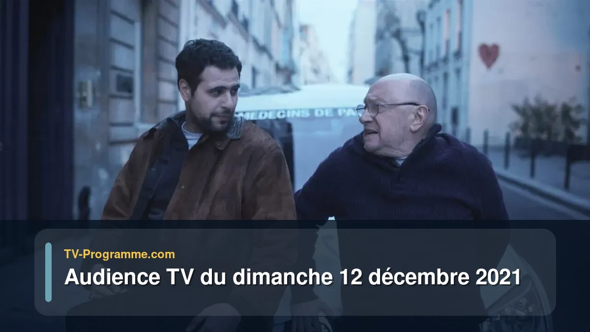 Audiences TV et audimat en prime time du Dimanche 12 décembre 2021