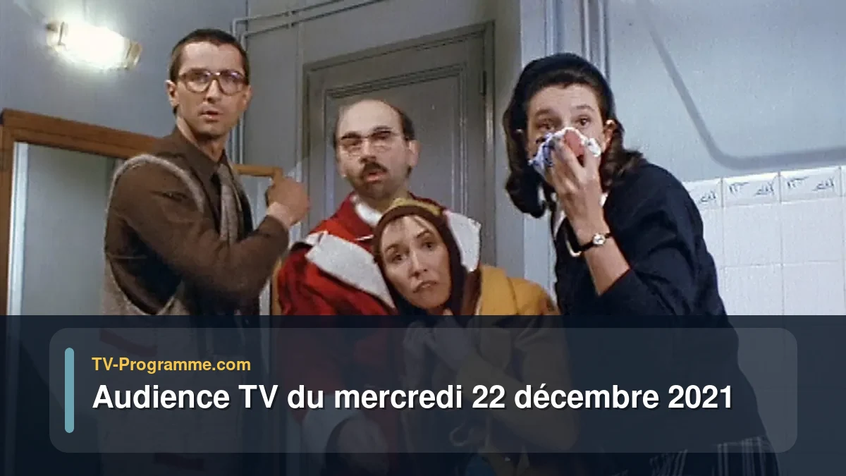 Audiences TV et audimat en prime time du Mercredi 22 décembre 2021