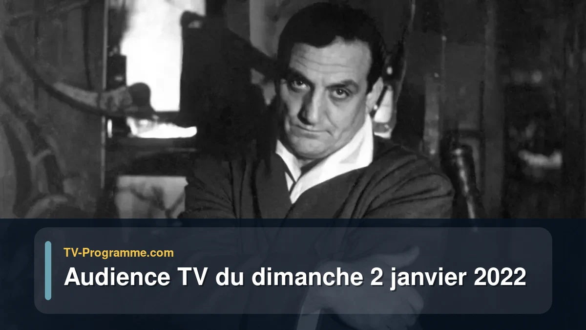 Audiences TV et audimat en prime time du Dimanche 2 janvier 2022