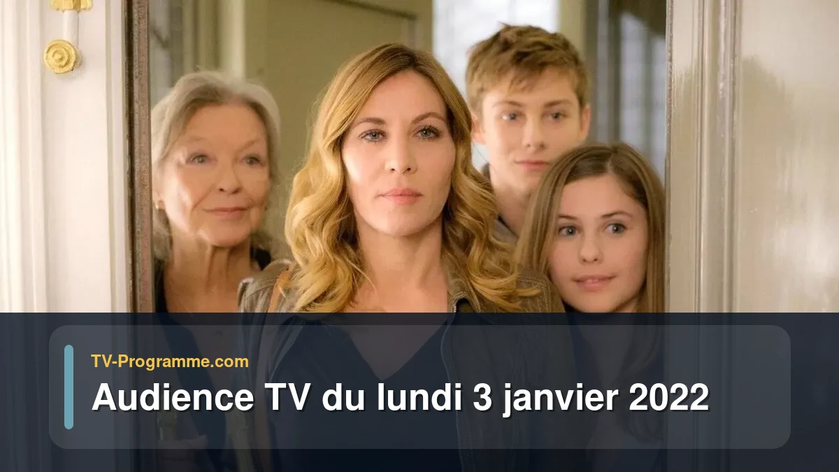 Audiences TV et audimat en prime time du Lundi 3 janvier 2022