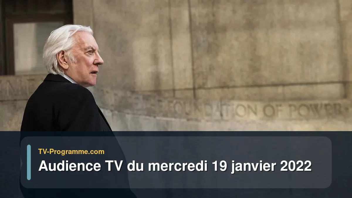 Audiences TV et audimat en prime time du Mercredi 19 janvier 2022
