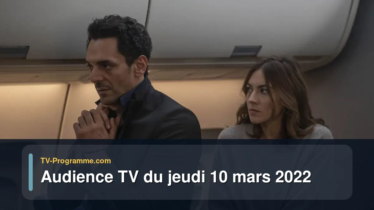 Audiences TV et audimat en prime time du Jeudi 10 mars 2022