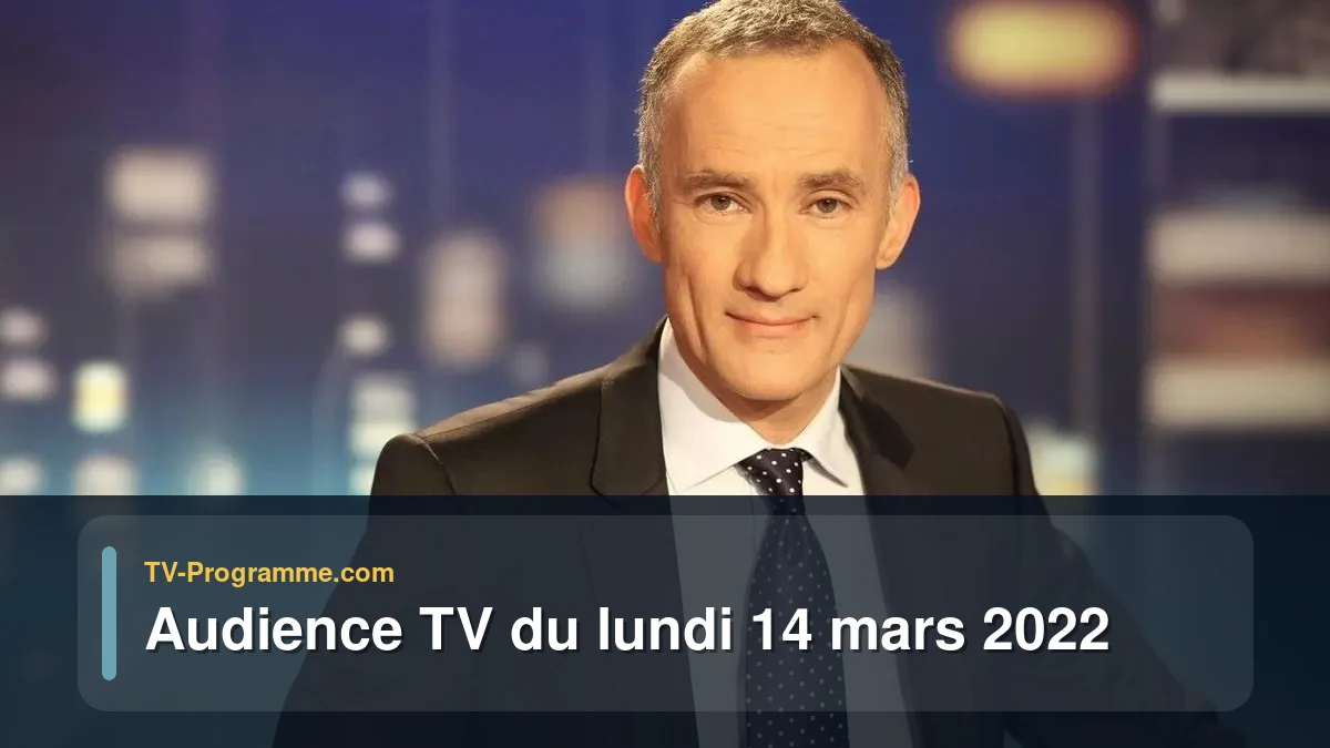 Audiences TV et audimat en prime time du Lundi 14 mars 2022