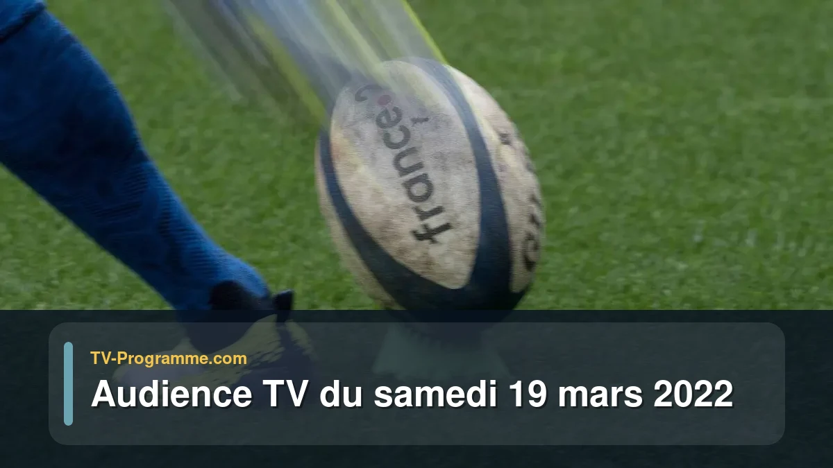 Audiences TV et audimat en prime time du Samedi 19 mars 2022