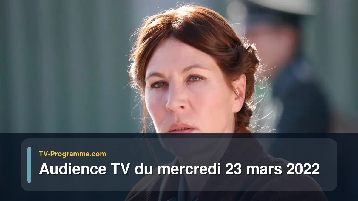Audiences TV et audimat en prime time du Mercredi 23 mars 2022
