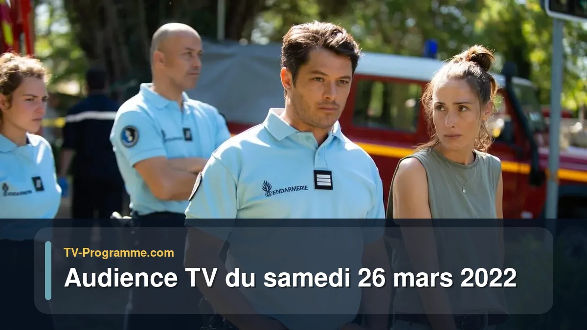 Audiences TV et audimat en prime time du Samedi 26 mars 2022