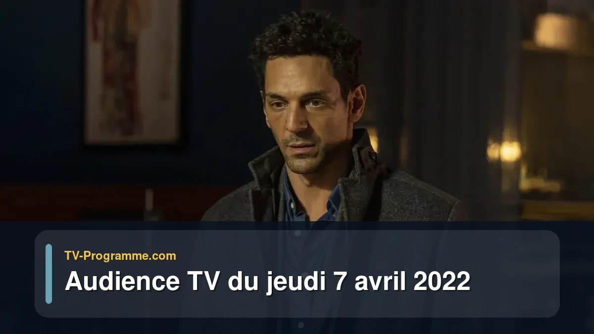 Audiences TV et audimat en prime time du Jeudi 7 avril 2022