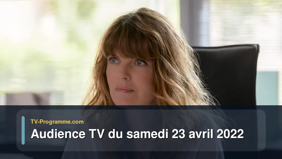 Audiences TV et audimat en prime time du Samedi 23 avril 2022