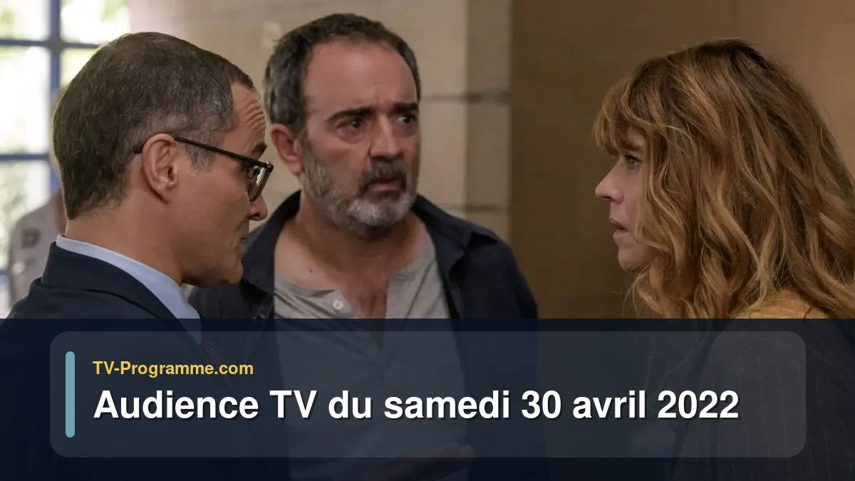 Audiences TV et audimat en prime time du Samedi 30 avril 2022