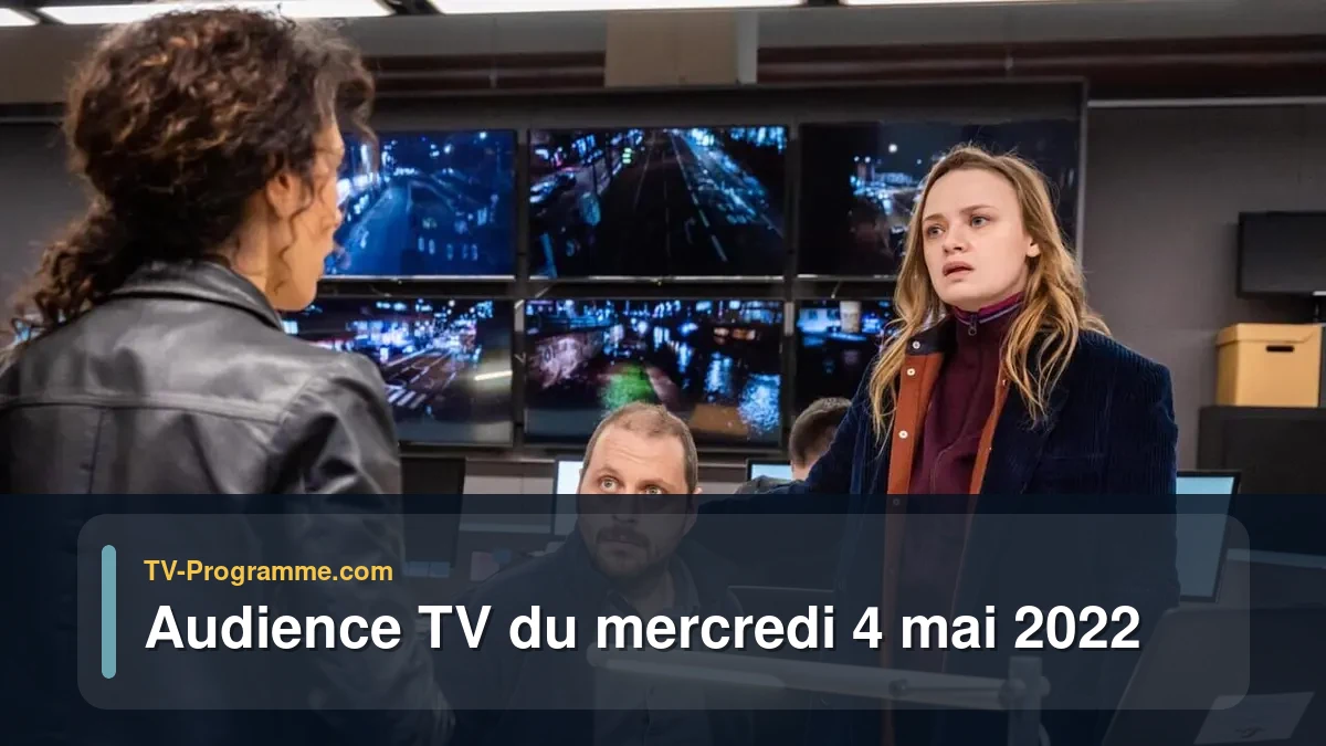 Audiences TV et audimat en prime time du Mercredi 4 mai 2022