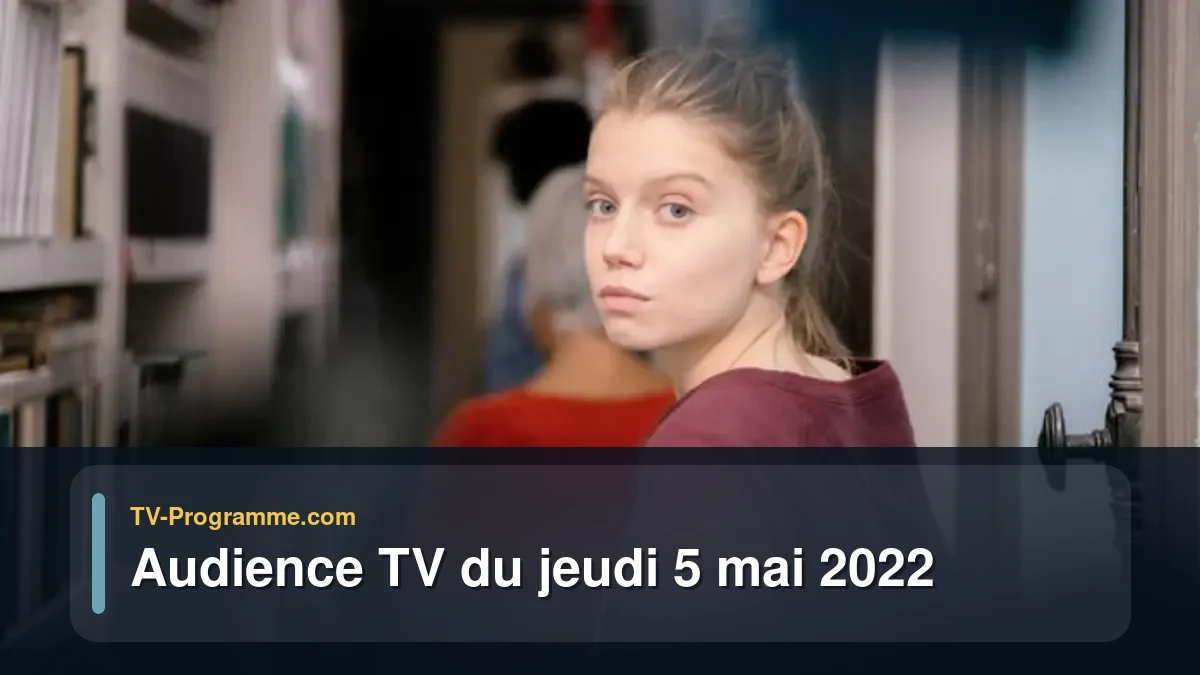 Audiences TV et audimat en prime time du Jeudi 5 mai 2022
