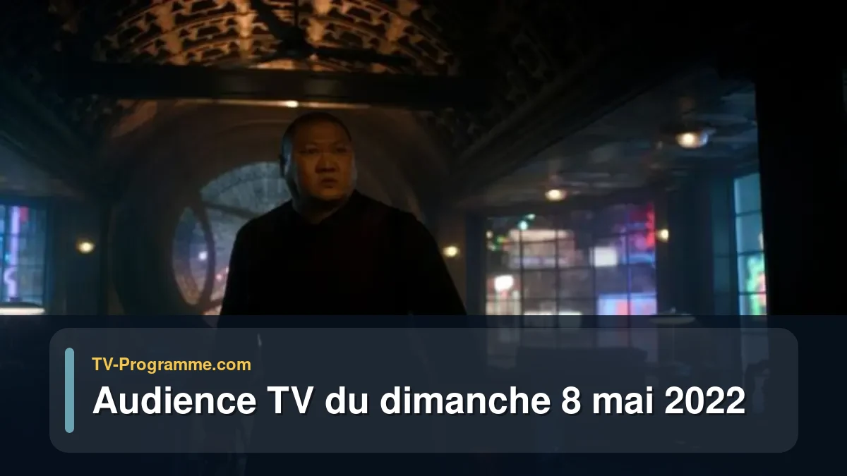 Audiences TV et audimat en prime time du Dimanche 8 mai 2022